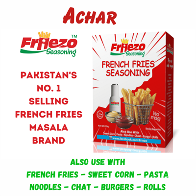 Friezo French Fries Masala Achar Flavour 50g Box
