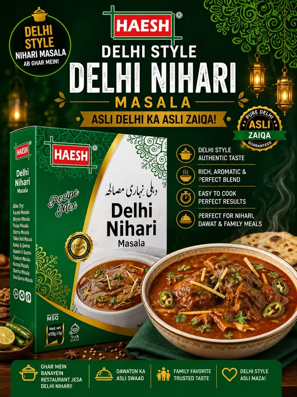 Haesh Delhi Nihari Masala 50g Box