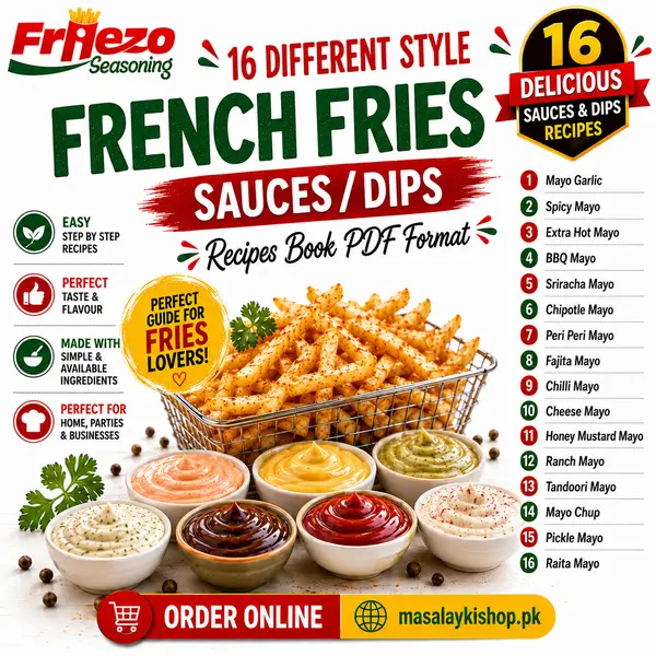 French Fries Sauces / Dips Recipe Guide