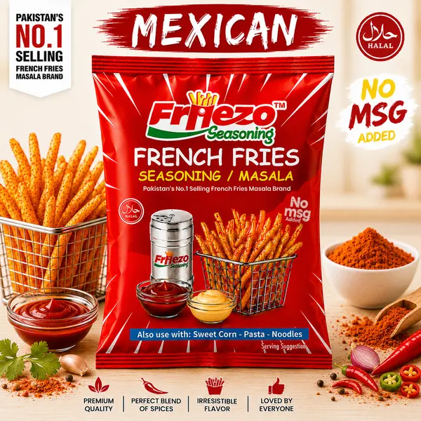 Friezo French Fries Masala Mexican Flavour 1 kg Pack
