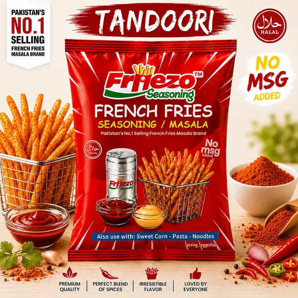 Friezo French Fries Masala Tandoori Flavour 1 kg Pack