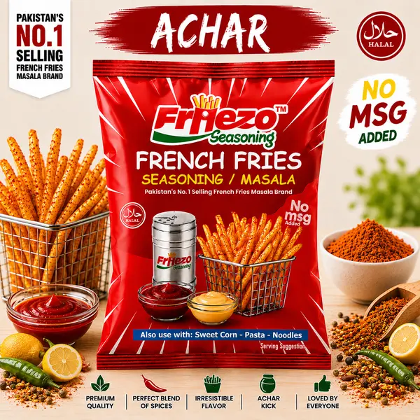 Friezo French Fries Masala Achar Flavour 1 kg Pack