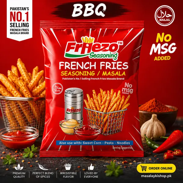 Friezo French Fries Masala BBQ Flavour 1 kg Pack