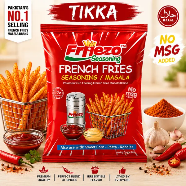 Friezo French Fries Masala Tikka Flavour 1 kg Pack