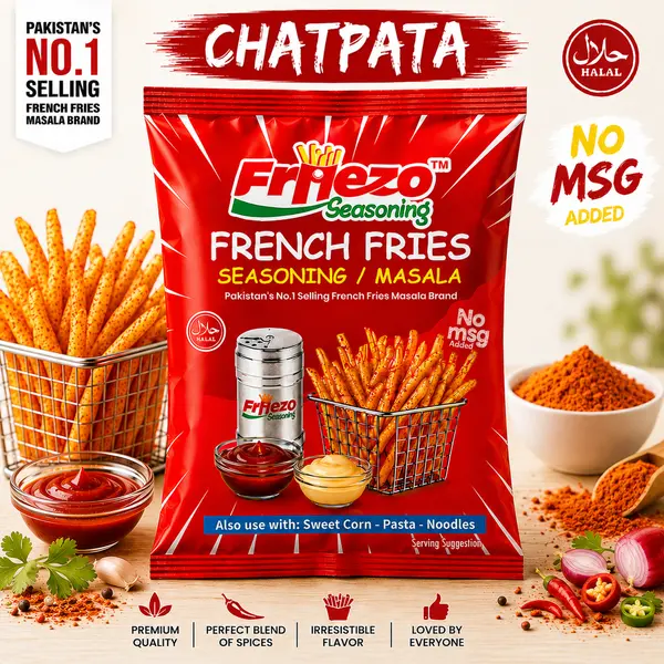Friezo French Fries Masala Chatpata Flavour 1 kg Pack