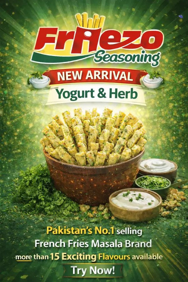 Friezo French Fries Masala Yogurt & Herb Flavour 1 kg Pack