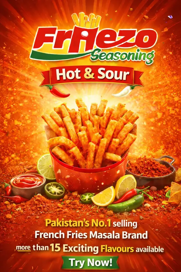 Friezo French Fries Masala Hot & Sour Flavour 1 kg Pack