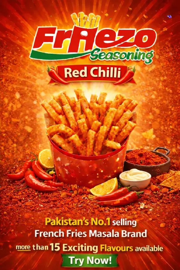 Friezo French Fries Masala Red Chilli Flavour 1 kg Pack