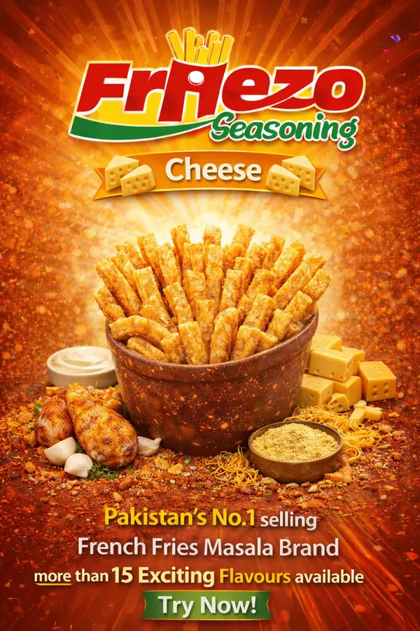 Friezo French Fries Masala Cheese Flavour 1 kg Pack