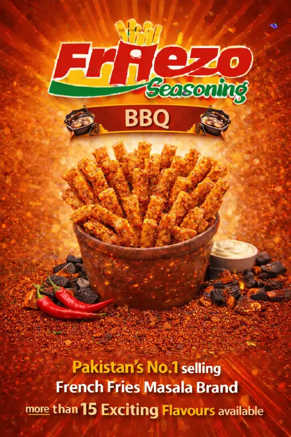 Friezo French Fries Masala BBQ Flavour 1 kg Pack