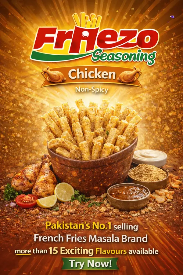 Friezo French Fries Masala Chicken Flavour 1 kg Pack
