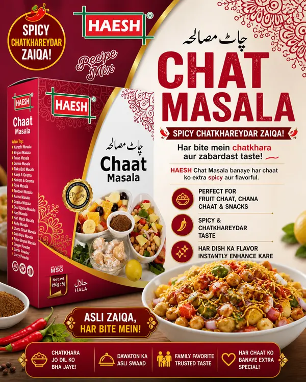 Haesh Chat Masala 60g Box