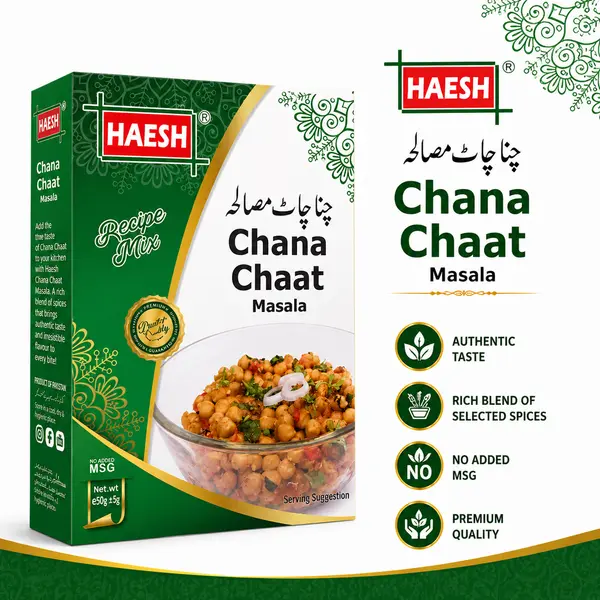 Haesh Chana Chat Masala 50g Box