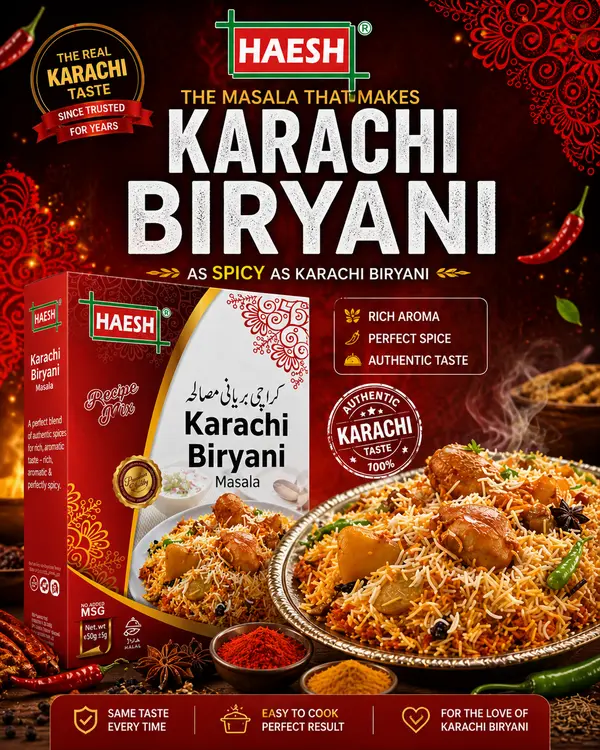 Haesh Karachi Biryani Masala 50g Box