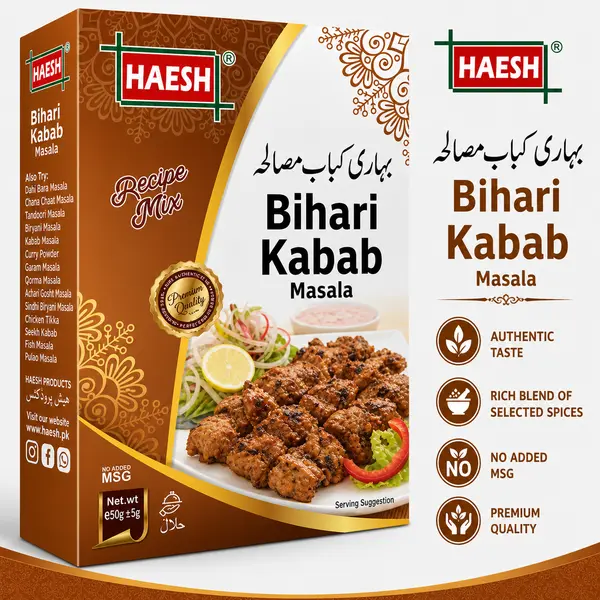 Haesh Bihari Kabab Masala 50g Box