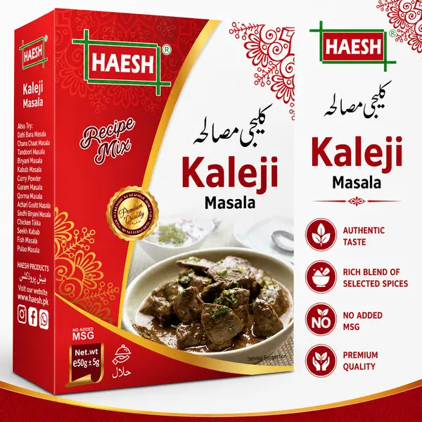Haesh Kaleji Masala 50g Box