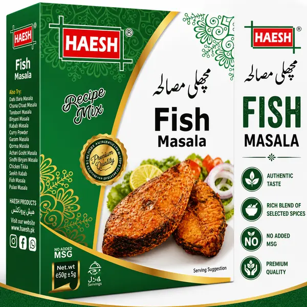 Haesh Fish Masala 50g Box