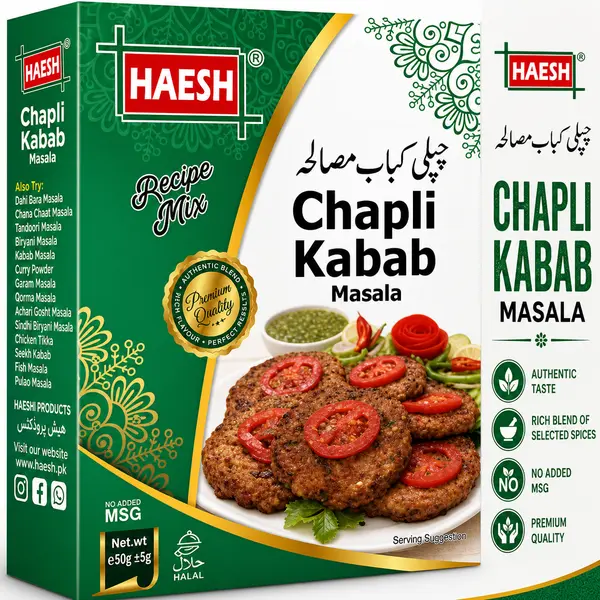 Haesh Chapli Kabab Masala 70g Box
