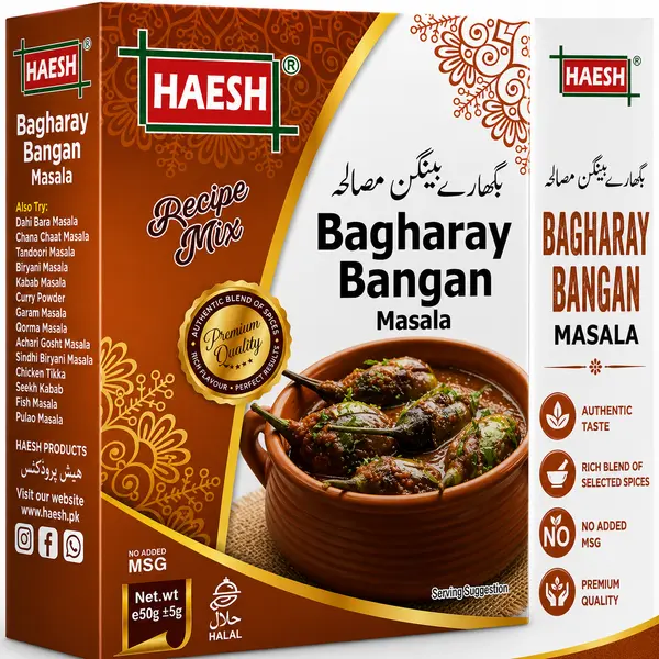 Haesh Bagharay Bangan Masala 50g Pack