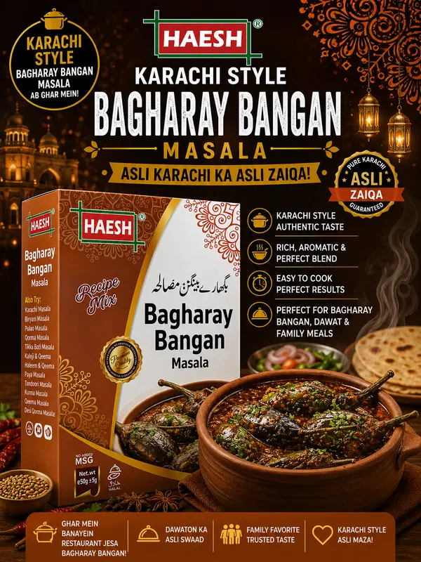 Haesh Bagharay Bangan Masala 50g Pack