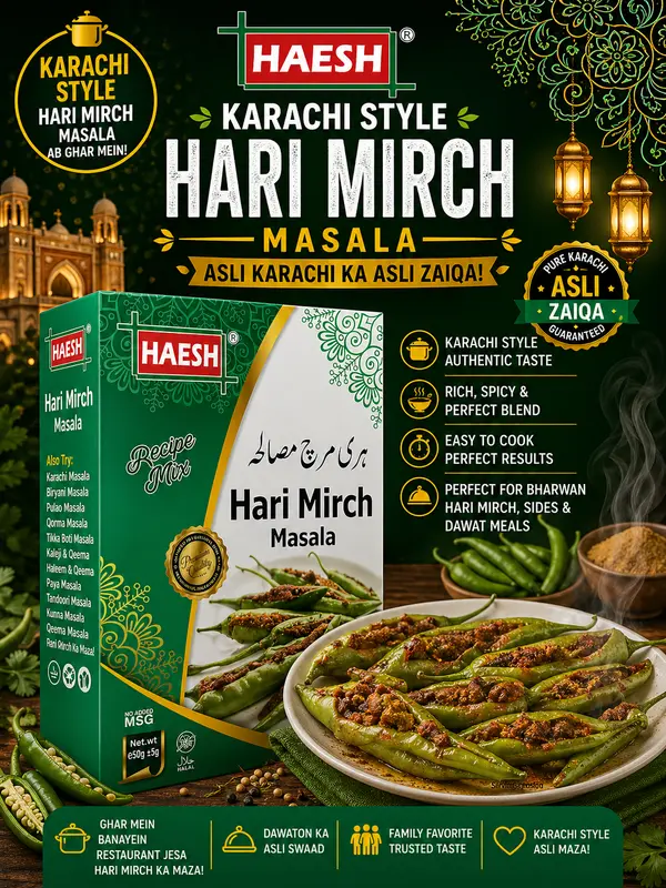 Haesh Hari Mirch Masala 50g Box