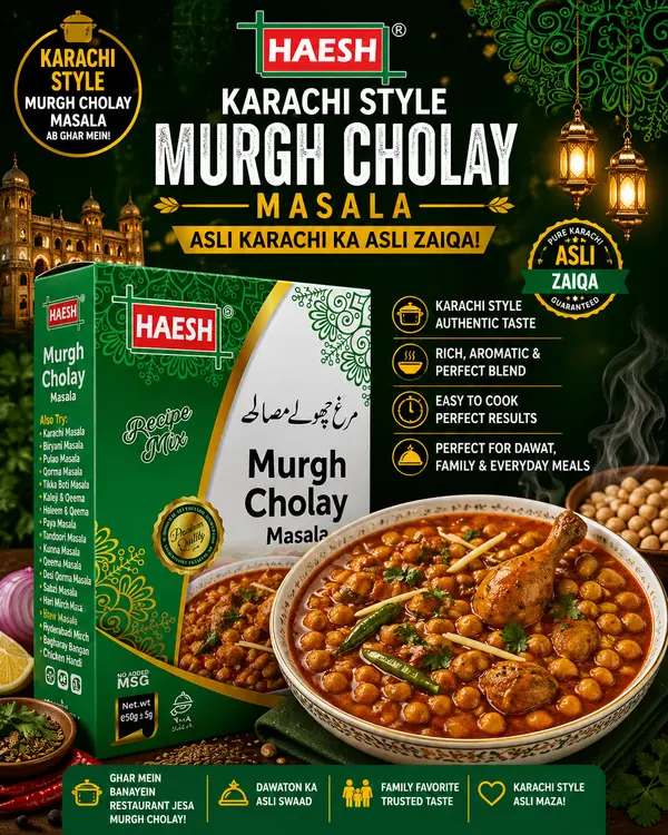 Haesh Murgh Cholay Masala 50g Pack
