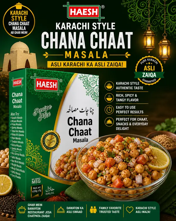 Haesh Chana Chat Masala 50g Box