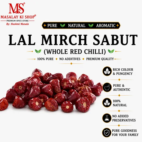 Lal Mirch Sabut / Red Chilli Whole
