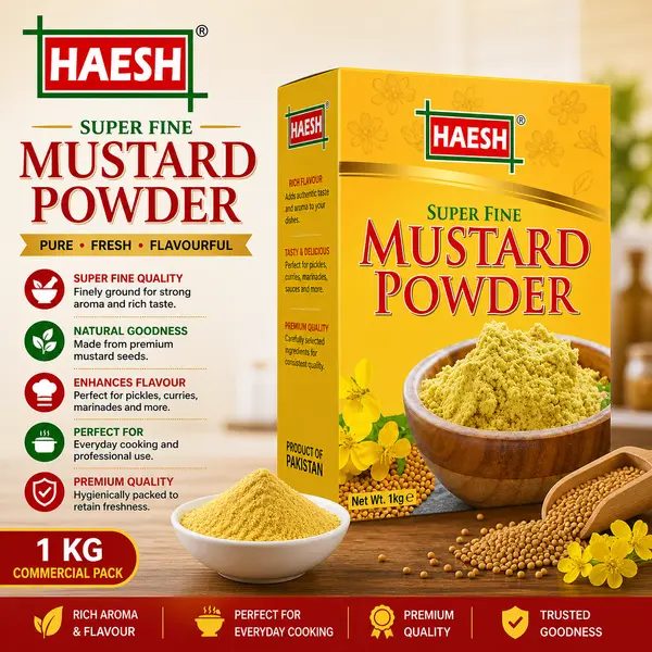 Mustard Powder 1 Kg Commercial Pack