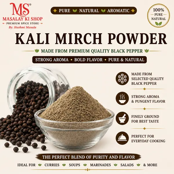 Kali Mirch Powder / Black Pepper Powder