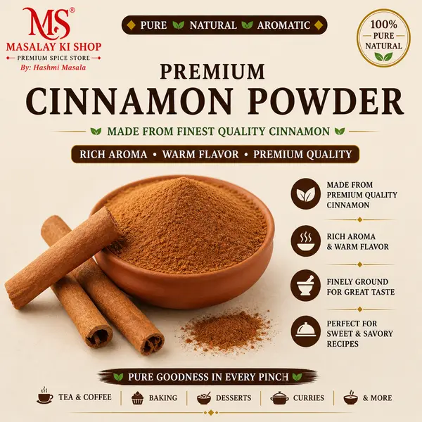 Premium Gole Darchini Powder / Gol Cinnamon Powder 50g