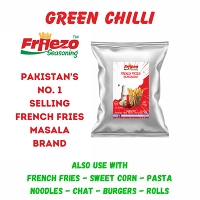 Friezo French Fries Masala Green Chilli Flavour 1 kg Pack