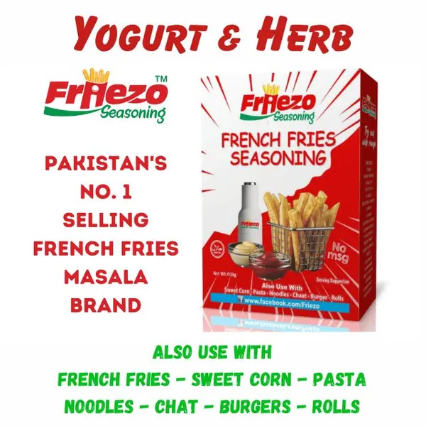 Friezo French Fries Masala Yogurt & Herb  50gm Box