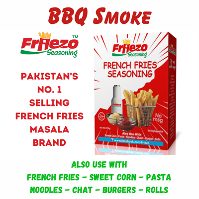 Friezo French Fries Masala BBQ Smoke Flavour 50g Box