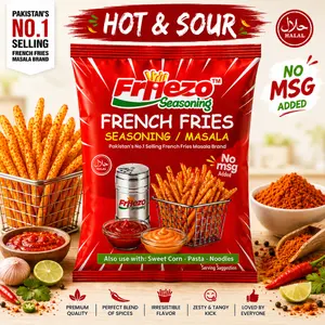 Friezo French Fries Masala Hot & Sour Flavour 1 kg Pack