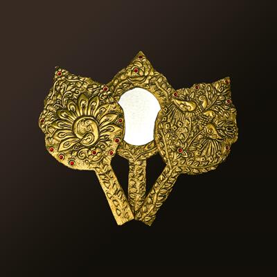 Hand Mirror Golden