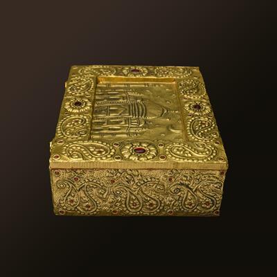 Quran Paak Box Golden