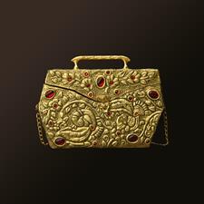 HAND BAGS GOLDEN
