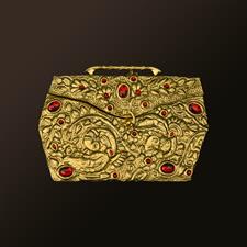 HAND BAGS GOLDEN