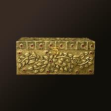 TISSUE BOX GOLDEN