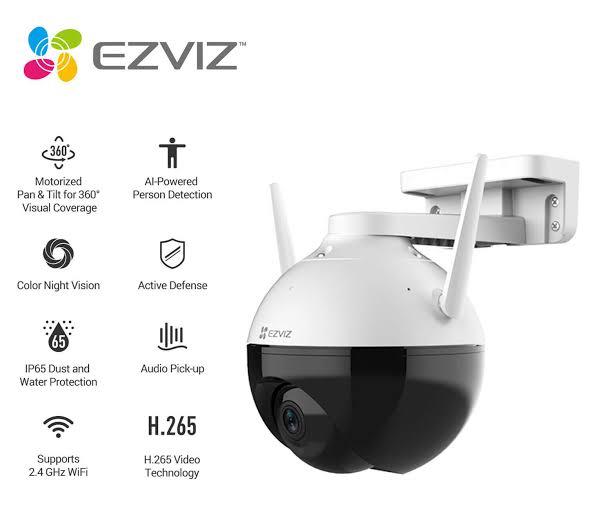 確認 Cctv Ezviz Full Hd 1080p EZVIZ C8C 1080P Outdoor Pan Tilt Smart