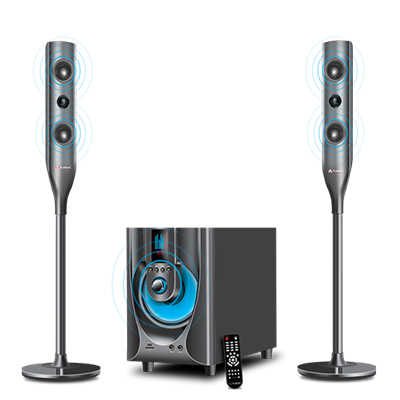 AUDIONIC REBORN RB-95 2.1 Channel Speaker Home Theater