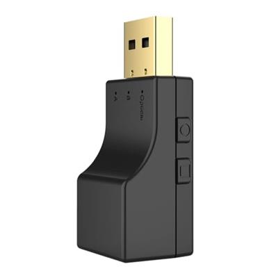 Bluetooth Adapter, Bluetooth 5.0 Audio Transmitter, Wireless Audio Adapter with USB and Optical for Switch Base, PS4, Xbox, TV, PC, 2 Devices Simultaneously, Plug and Play
