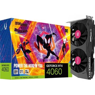 ZOTAC GAMING GeForce RTX 4060 8GB OC Video Graphics Card & Spider-Man