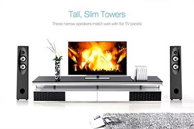 F&D T60X Pro 220 W Bluetooth Tower Speaker (Black, 2.0 Channel)