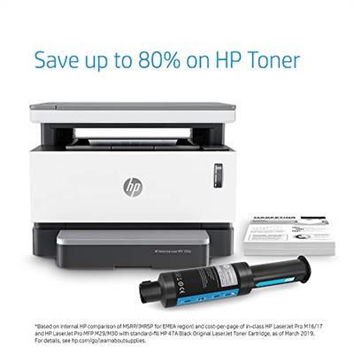 HP Never stop Laser MFP 1200a Printer Black and White
