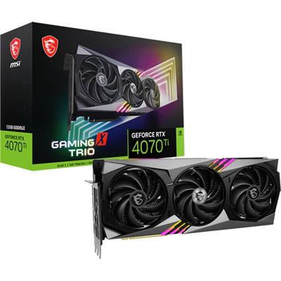 MSI GeForce RTX 4070Ti GAMING X TRIO 12G Video Graphics Card 12GB GDDR6X 912-V513-008