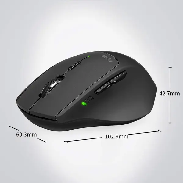 Rapoo "MT550 Wireless Mulit-Mode Laser Mouse | Black