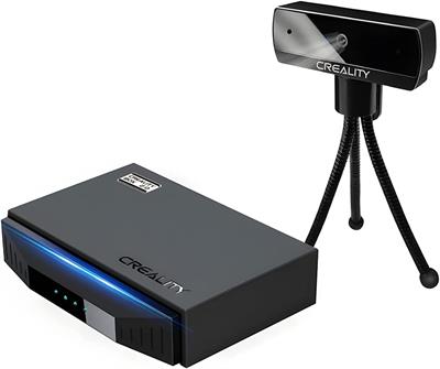 Creality Smart Kit 2.0 Creality WiFi Box 2.0 & HD Camera, 3D Printer WiFi Connectivity Camera Kit with 8GB TF Card for Wireless Printing Real-time Remote Monitoring