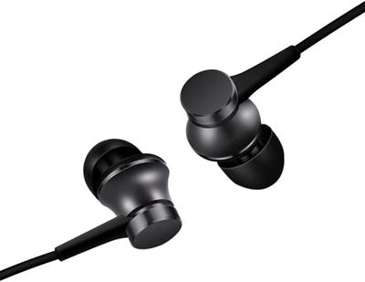 Mi in-Earphone Xiaomi  Basic, Piston in-Ear Headphones Earphones Earbuds Headset with Remote & Mic, Black